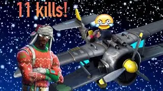Fortnite 11 kill mobile win!