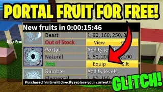 HOW TO GET PORTAL FRUIT IN BLOX FRUITS FOR FREE!