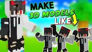Minecraft how to make 3D models for thumbnail like #sanpaispider #gamerfleet #popular #thumbnail 😁