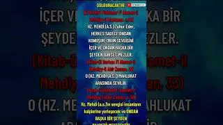 HZ MEHDİ (AS) Zuhur Eder, HERKES ONUN SEVGİSİNİ İÇER VE ONDAN BAŞKA BİR ŞEYDEN BAHSET-MEZLER #shorts