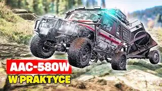 AAC-580W To NAJLEPSZY 4 kołowy ZWIADOWCA?! 🚨 | SnowRunner Almaty [8]