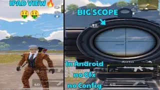How 😯 To Get iPad 🔥 View In Android No GFX Tool No Config No Ban 😁 | Bgmi/Pubg