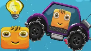 ЖЕЛТЫЙ КВАДРАТ в ПАРКЕ АТТРАКЦИОНОВ #1 Мультик ИГРА для ДЕТЕЙ