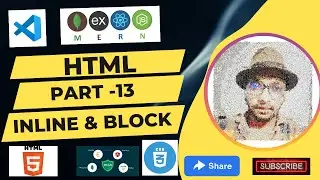 inline and block element in html | html tutorial |web development in series