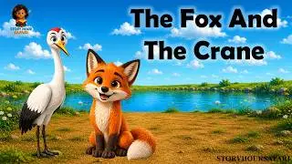 🦊 The Fox And The Crane 🌿 | English Moral Story For Kids 📖