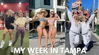 My Week in Tampa Visiting Miranda Cohen - Leg Workout, Pool Day & Disney World