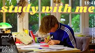 LIVE | 8-HOUR study with me 📚🌧 rain sounds & pomodoro timer 60 & 10