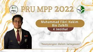 MANIFESTO CALON 19 : Muhammad Fikri Hakim Bin Zulkfly