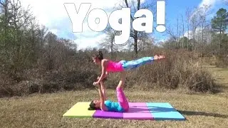 Yoga Challenge | 18 Partner Yoga Poses Ft. Older Sister