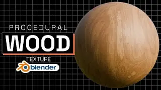 Realistic procedural Wood Material in Blender 4.3