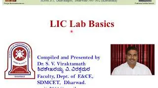 LIC lab Introduction