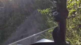 sxs off the cliff - driver lost it but recovered