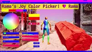 Rama's Unreal Engine 5 Color Picker, Works in Packaged Games!