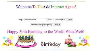 The Old Net: The Internet as it once was!