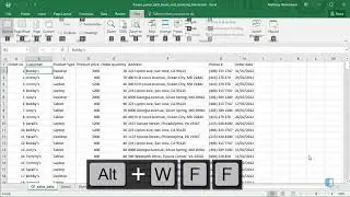 Freezing Rows and Columns in Excel