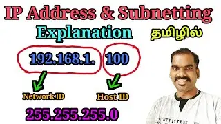 IP address and subnetting Explanation in Tamil | CCNA Part 9 | Networking  Network Ravi