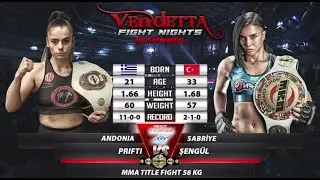 Andonia PRIFTI vs Sabriye ŞENGÜL