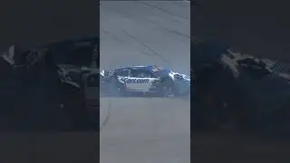 Larson has a massive wreck at Atlanta #nascar