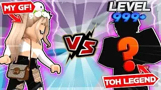 So My GIRLFRIEND Raced a Tower of Hell LEGEND?! 😳 (ROBLOX)