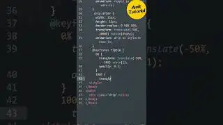 Drip Animation Using HTMl & CSS #shortsfeed #shorts #amittutorial