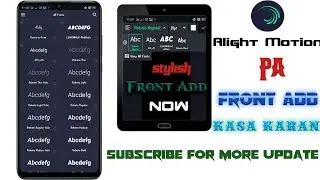 How To Add Font In Alight Motion | Alight Motion Me Custom Font Kaise Add Kare Stylish Font Add