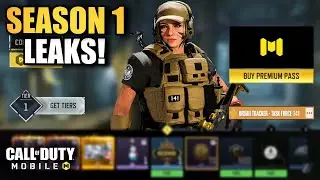 *NEW* SEASON 1 BATTLE PASS HUGE LEAKS! URBAN TRACKER + NEW CHARACTERS & WEAPONS | COD MOBILE