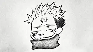 How To Draw Ryomen Sukuna Chibi Step By Step - Sukuna Drawing - easy anime drawing
