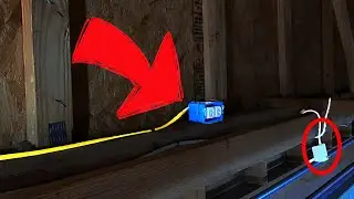 DIY Shop improvements adding a new outlet.