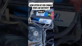 How Often Do You Change Your Car Battery? 🤔 #shorts