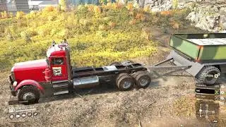 snowrunner-Heavy Concrete and steel delivered | snowrunner | mudrunner gameplay logitech g29