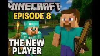 We got a player who joined us! (Oneblock episode 8) (Minecraft)
