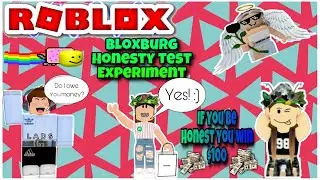 Roblox Bloxburg Honesty Experimennt- I was shock...
