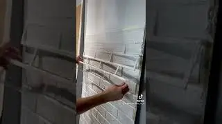 Самые красивые кирпичики при помощи трафарета DFA