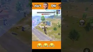 😆 Hawa Me Freez❗ Enemy Shocked 🤣 Wait For End 🤣 #shorts #bgmi #ghayaltiger