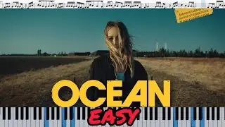 Мари Краймбрери - Океан (кавер на пианино + ноты) EASY