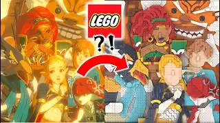 The Champion's Picture as a LEGO ART SET! (lego Zelda custom set