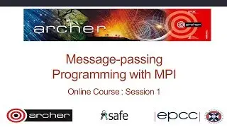Webinar: Message-passing Programming with MPI - 1 - Online 2018