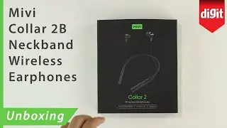 Mivi Collar 2B Neckband Wireless Earphones Unboxing