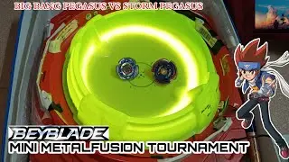 Metal Fusion Mini Tournament on greenstadium BigBang Pegasus vs StormPegasus(Takaratomy vs Rapidity)