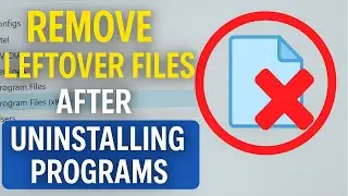 How to Remove Leftover Files After Uninstalling Programs on Windows