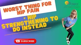 The Worst Thing for hip pain (+ hip strengthening Exercises to do Instead!)