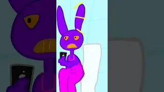 Guest room bathroom!! (The amazing digital circus animation meme)🚽 #jax #theamazingdigitalcircus