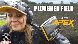 On a Ploughed Field with the Garrett Ace APEX