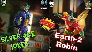 NEW McFarlane Toys DC Direct Silver Age Joker & Earth-2 Robin Reveal!!!
