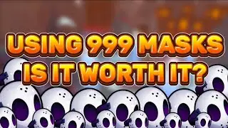 USING 999 masks so you DONT have to | Roblox | Pet simulator 99