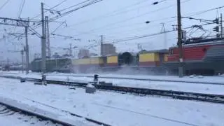 Новый снегоочиститель РЖД