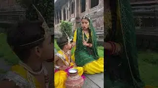 चोरी चोरी माखन खा गयो🦚😂 #ytshortsindia #janmashtami #krishna #shortvideos #shortsviral