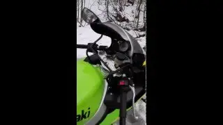 Заводим мото зимой на холодную)