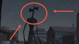 Siren Head movie real creepy video dance in night