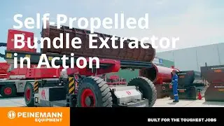 Self-Propelled Bundle Extractor in Action - Peinemann Equipment